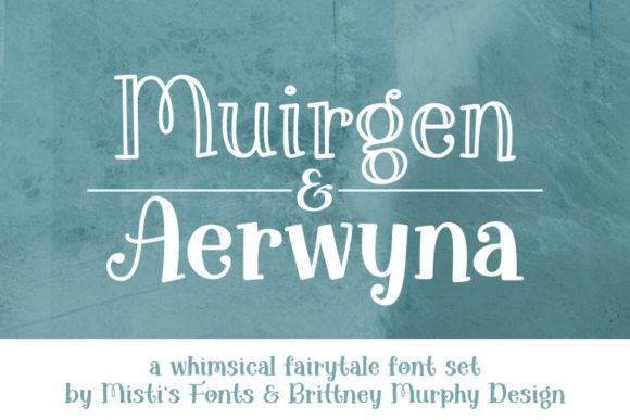 Aerwyna Muirgen Font Duo: A Serif Typeface for Branding