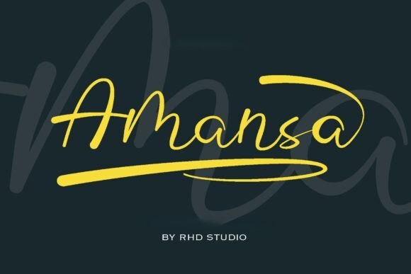 Amansa Font Review: A Bold Script for Modern Branding