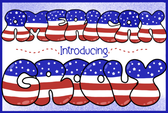 American Groovy: A Bold Decorative Font for Editorial Impact