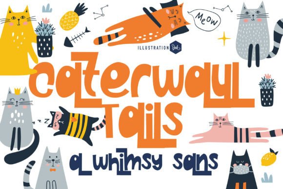 Caterwaul Tails: A Playful Sans Serif for Bold Branding