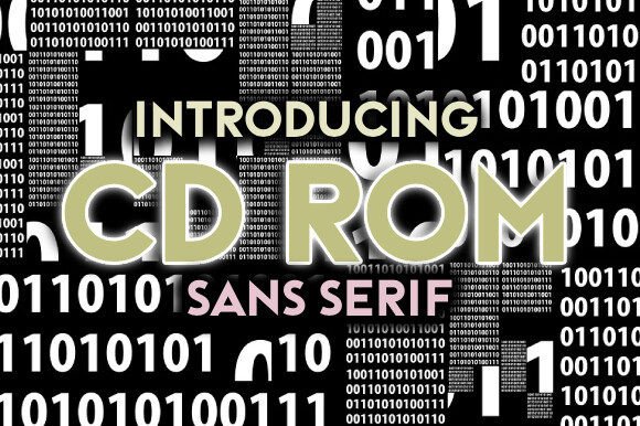 CD Rom Font: A Bold Sans Serif for Modern Web Design