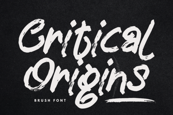 Critical Origins Font for Web Design