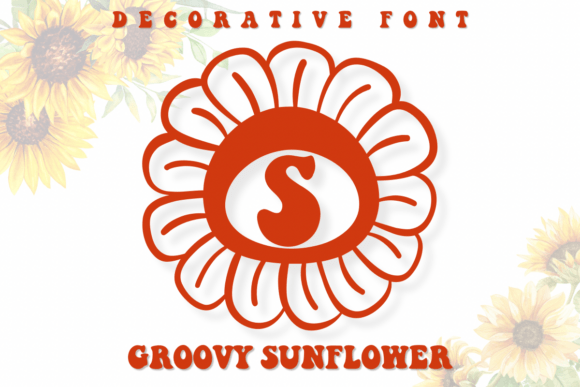 Designing with Groovy Sunflower: A Cheerful Decorative Font for Branding