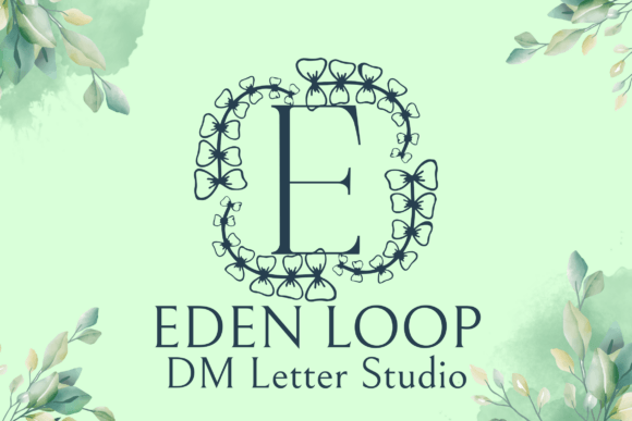 Eden Loop Monogram: A Premium Serif Font for Elegant Web Design