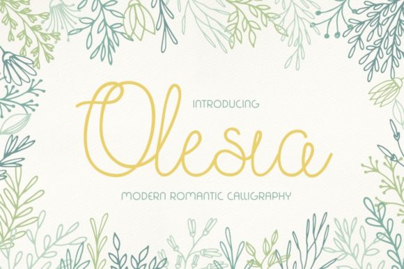 Elevate Your Brand with the Olesia Handwritten Font
