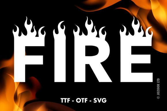 Fire Font: A Bold Typeface for Editorial Impact