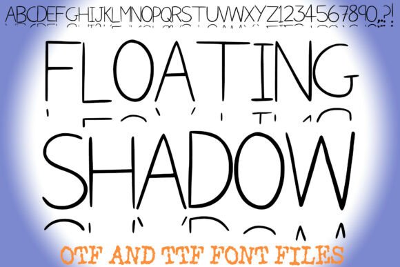 Floating Shadow: A Playful Typeface for Branding