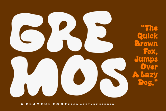Gremos: The Playful Display Font for Modern Branding