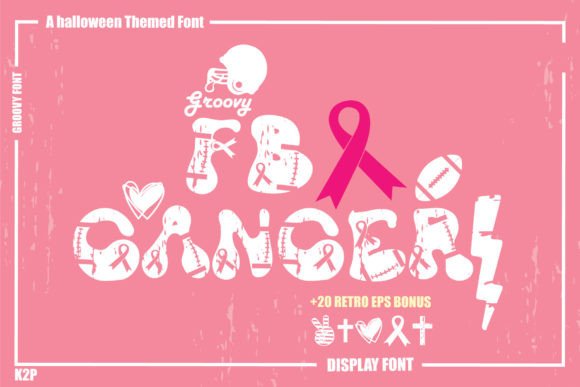 Groovy Fb Cancer: A Bold Decorative Font for Branding
