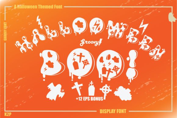 Groovy Halloween Boo: A Spooky Typeface for Business Branding