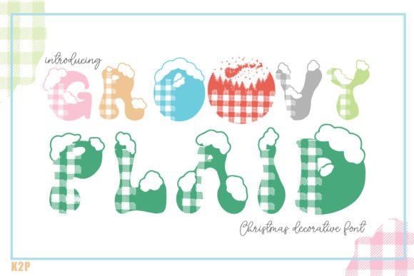 Groovy Plaid: A Festive Typeface for Holiday Web Design