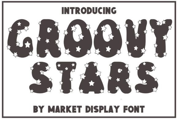 Groovy Stars: A Fun Decorative Font for Branding