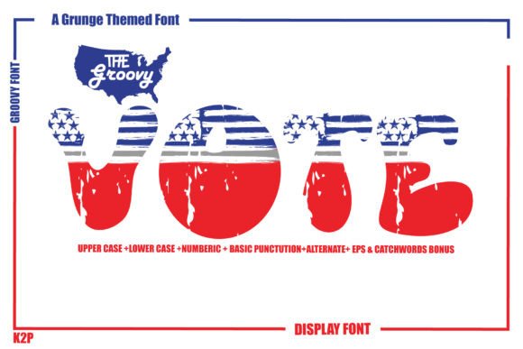Groovy Vote: A Fun Decorative Typeface for Bold Branding