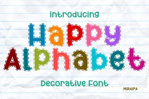 Happy Alphabet Font: A Designer's Take on Playful Branding
