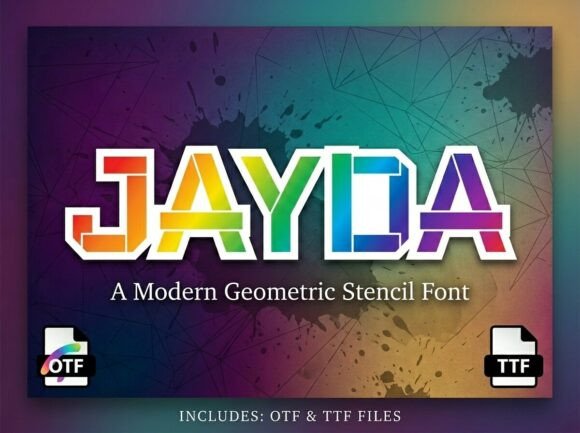 Jayda: An Avant-Garde Display Font for Editorial Impact