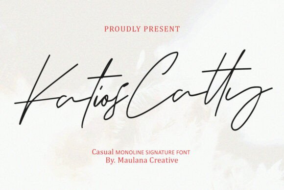 Katios Catty Font for Editorial Design
