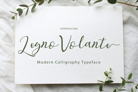Legno Volante: A Font That Flies