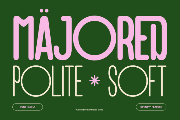 Majored: The Playful Sans Serif Font for Memorable Brands