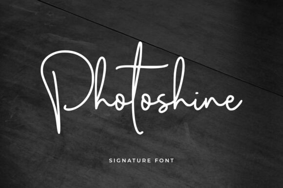 Photoshine: A Beautiful Script Font