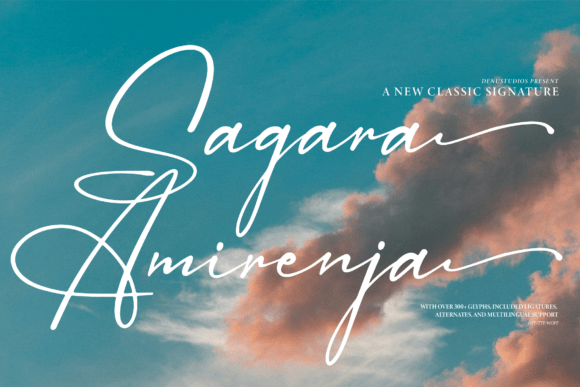 Sagara Amirenja: A Font for Digital Design