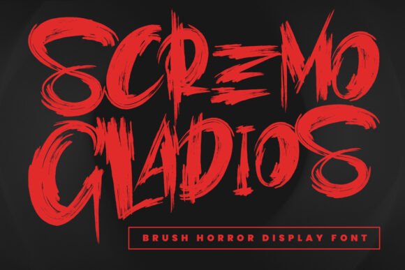 Scremo Gladios Font for Handmade Creations