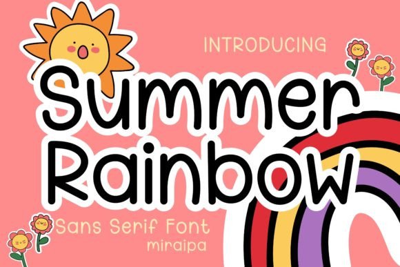 Summer Rainbow Font: A Friendly Typeface for Your Brand