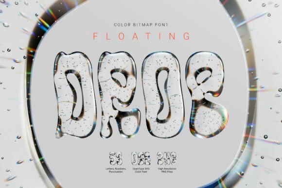 Upgrade Your Brand with the Floating Drop Typeface
