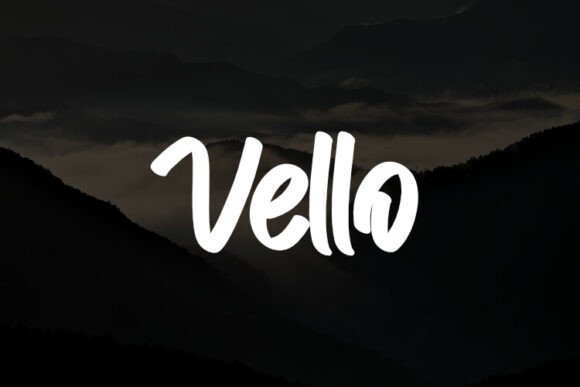 Vello: A Dynamic Script Font for Crafters