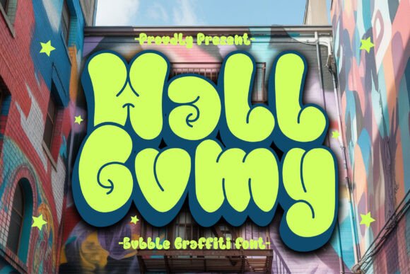 Wall Gumy: A Playful Display Font for Web Headers